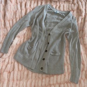 Old Navy grey cardigan